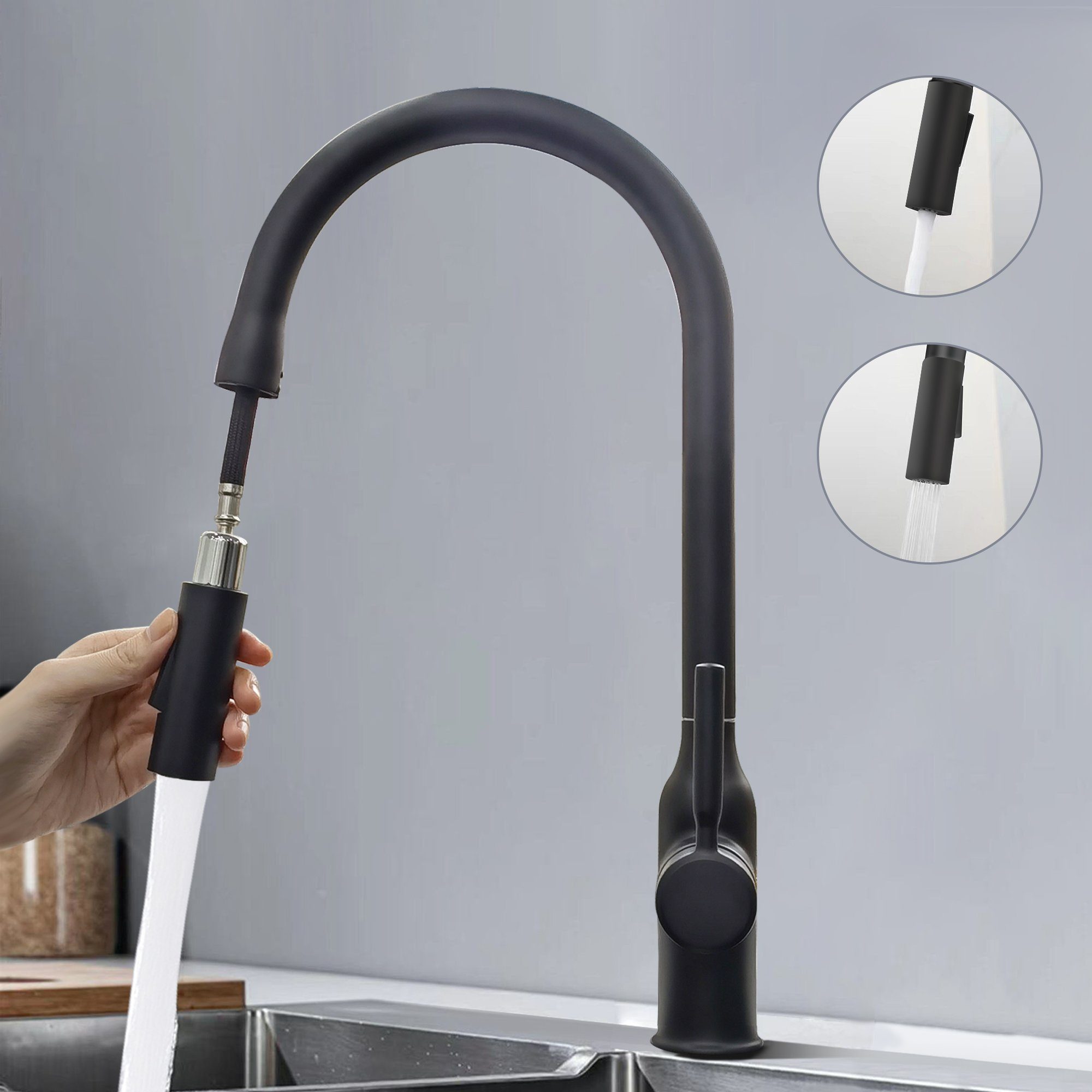 SCHÜTTE 79836 RIO 360° Schwenkbare Küchenarmatur Produktbild-Vorschau 5