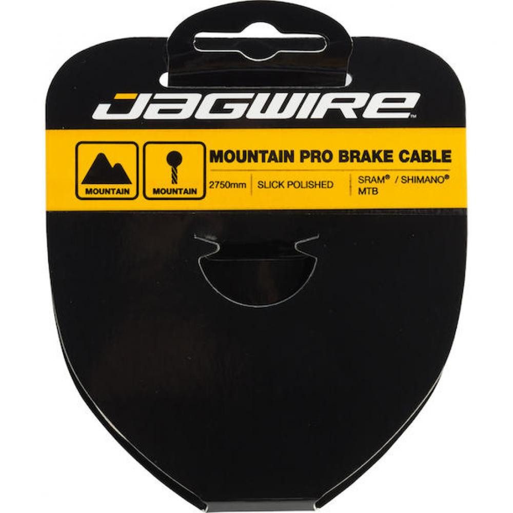 Jagwire Bremszug Jagwire Mountain Pro Bremszug 1,5 x 2750 mm Gold - Pro-Slick poliert