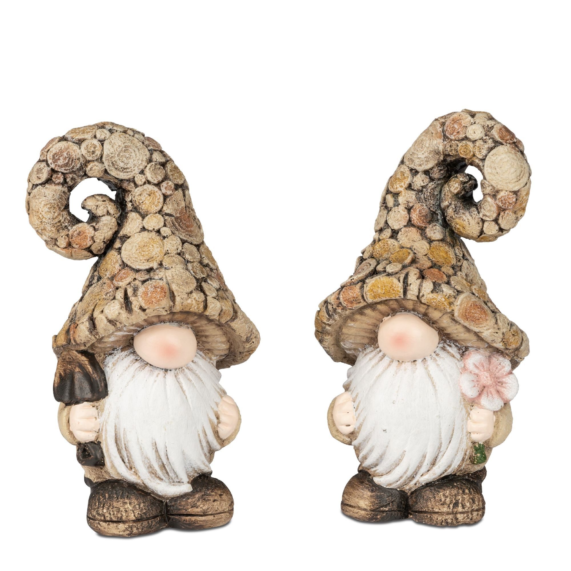 formano Dekofigur Holzoptik, Farbe: Braun, Motiv: Zwerg