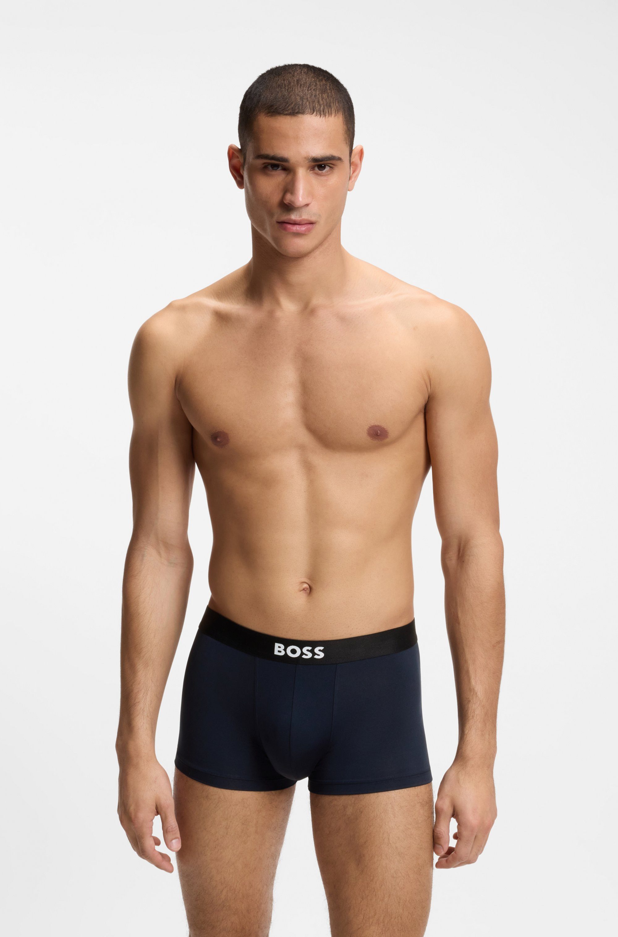 BOSS Trunk 3P Micro ONE (Packung, 3-St) elastischer Bund