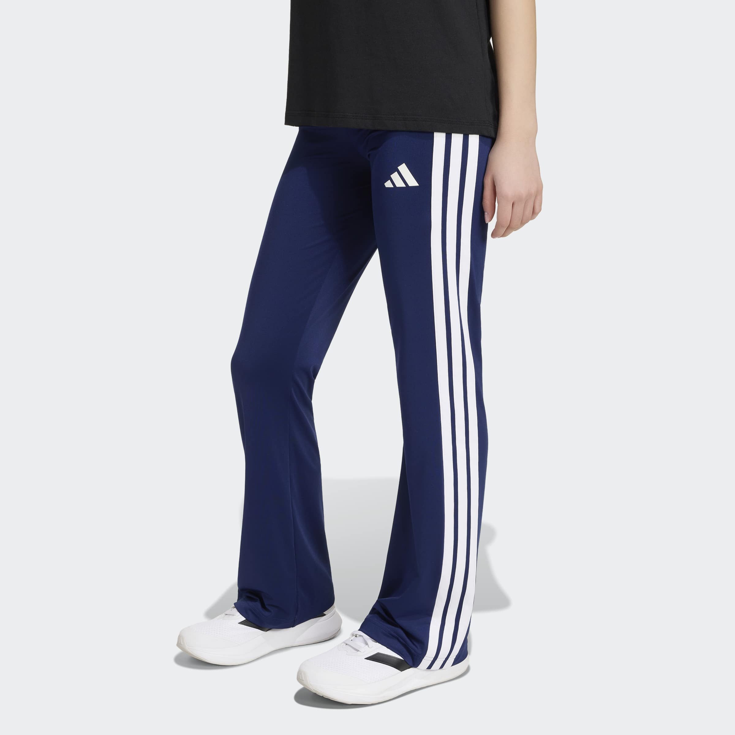 adidas Sportswear Trainingstights TRAIN ESSENTIALS 3-STREIFEN FLARED LEGGINGS für Kinder, mit climacool® Technologie