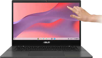 Asus Chromebook Flip CM1, Full HD IPS Touch Display, Windows 11 Home, Convertible Notebook (35,6 cm/14 Zoll, MediaTek Kompanio 510 (MT8186), Mali-G52 MC2, 128 GB SSD, CM1402FM2A-EC0106)