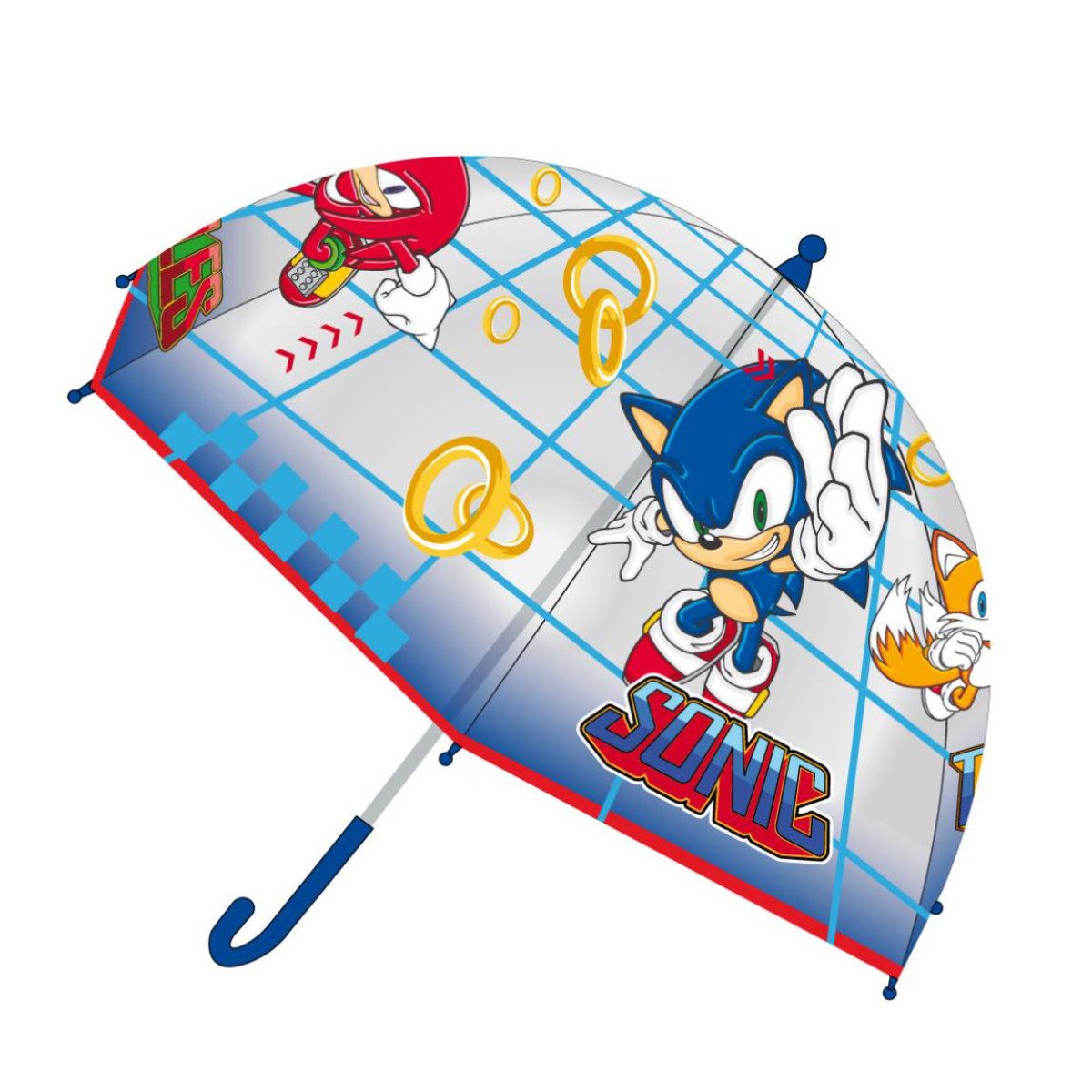 Cerda Langregenschirm Sonic Kinder Regenschirm Ø 71 cm Bubble Schirm