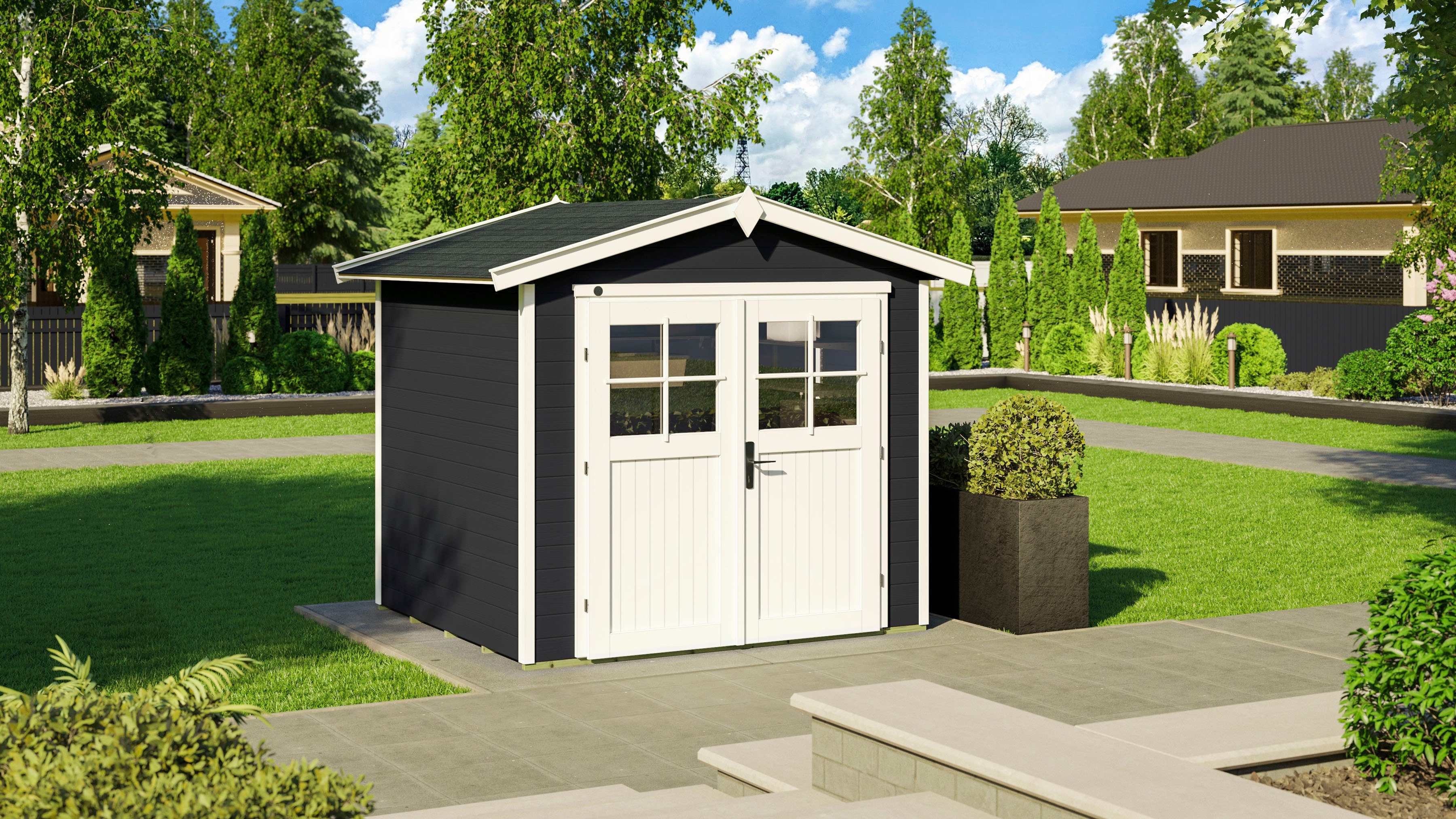 weka Gartenhaus, BxT: 280x229 cm, stabil...