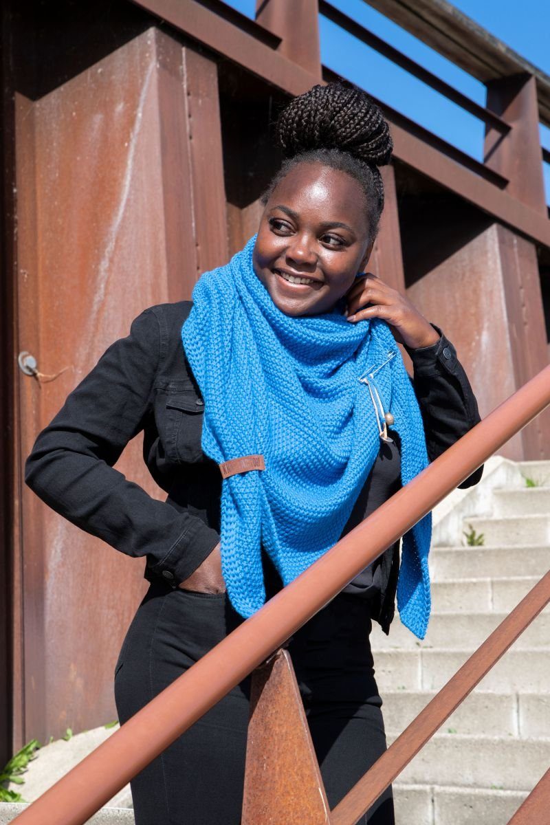 Knit Factory Schal Coco Dreiecksschals 190x85 cm Glatt Beige, (1-St), Schal günstig online kaufen