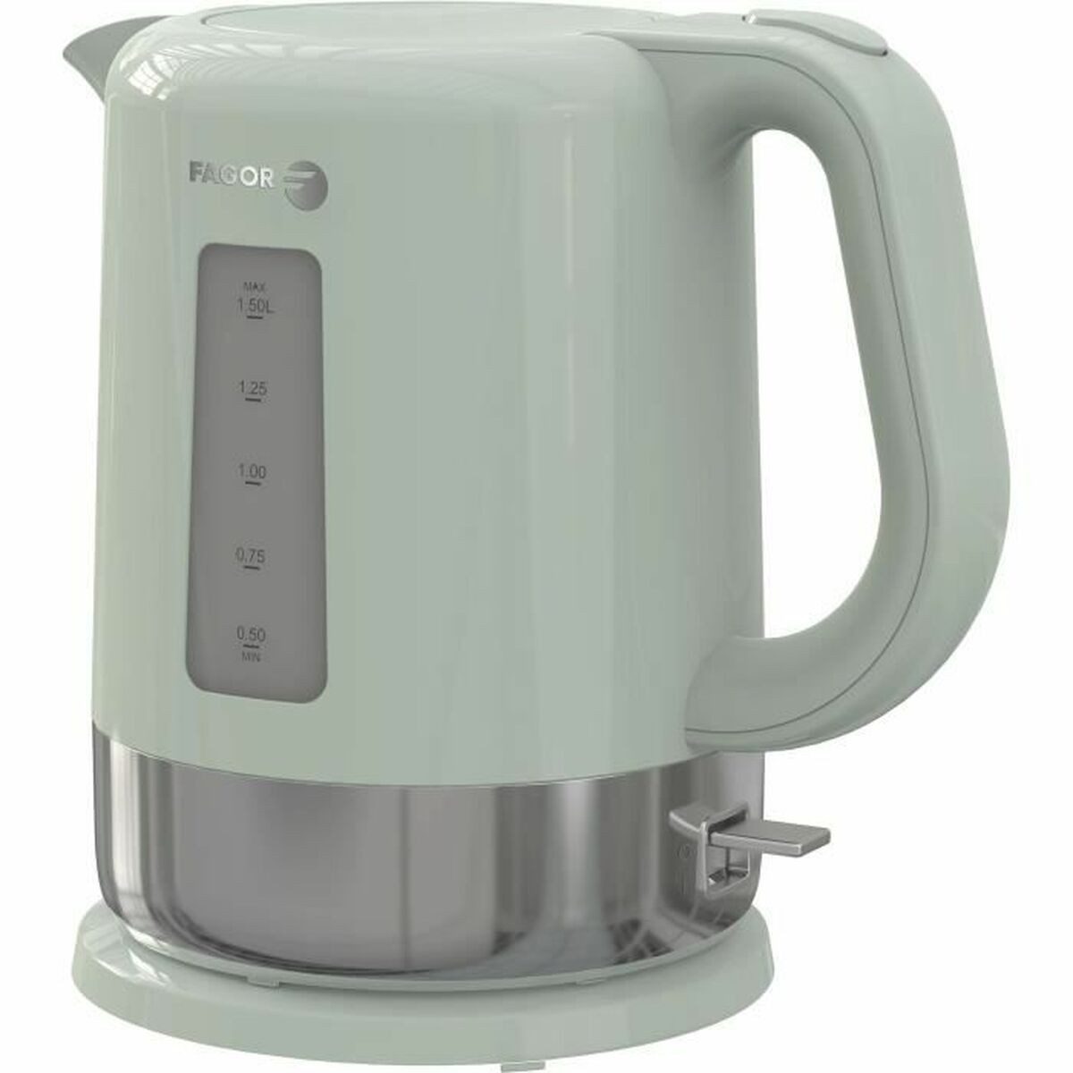 FAGOR Wasserkocher 15 L Fagor Wasserkocher 1,5 L 2200 W Edelstahl kabellos mit Sicherheit, 1.5 l