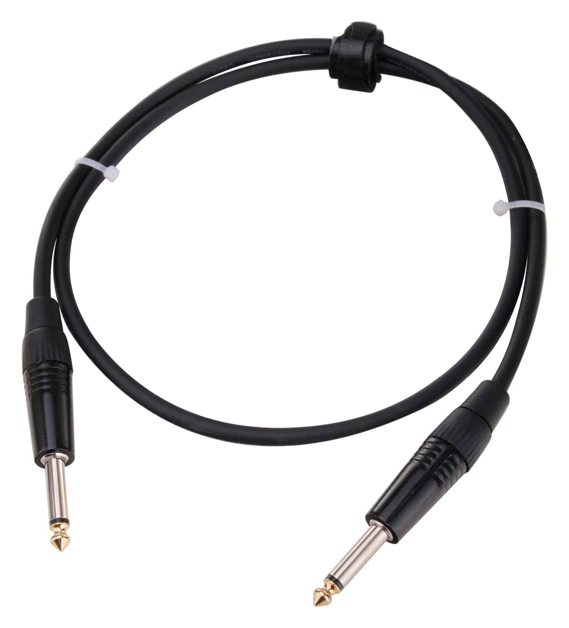 Gitarrenkabel 0,5m - Ideal als Verbindungskabel zwischen Effektgeräten Instrumentenkabel