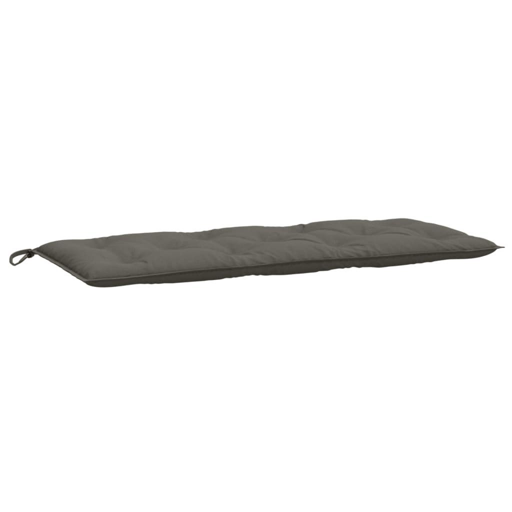 vidaXL Sitzauflage Gartenbank-Auflage Melange Dunkelgrau 120x50x7 günstig online kaufen