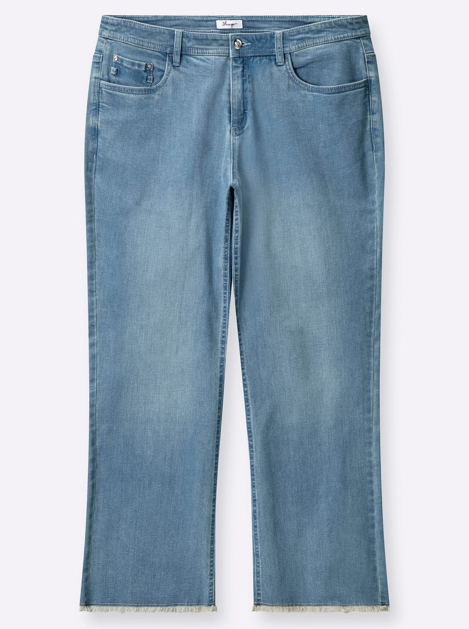 Sheego Bequeme Jeans Bootcut-Jeans normal