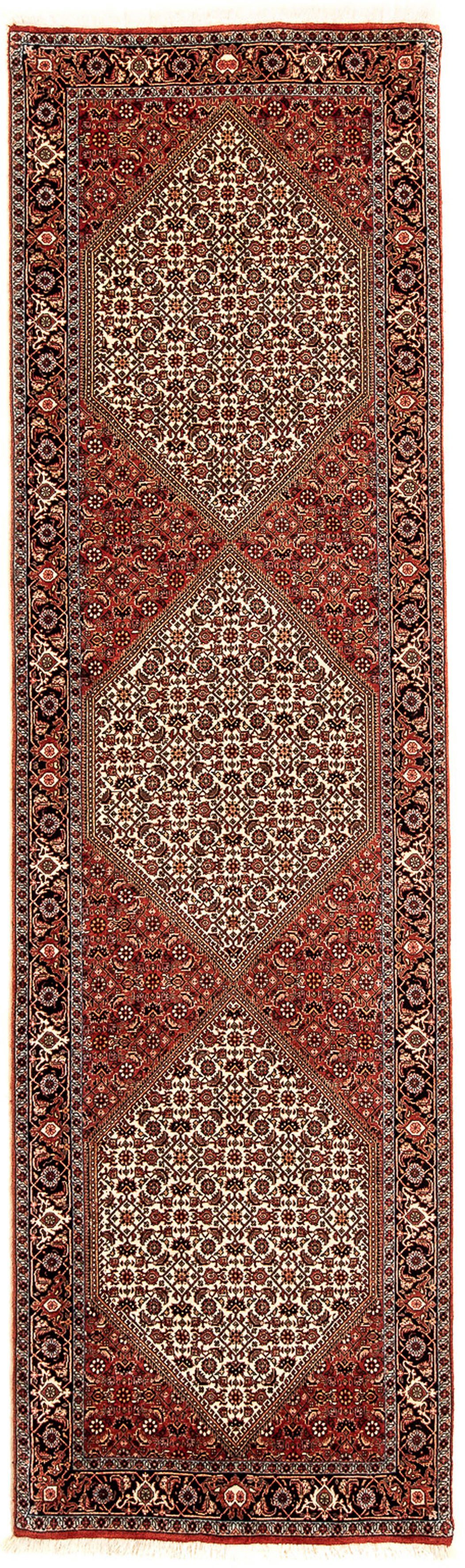 Orientteppich Perser - Bidjar mm, Wohnzimmer, rechteckig, 84 Handgeknüpft, mit - Einzelstück Höhe: mehrfarbig, x - morgenland, 15 cm 297 Zertifikat