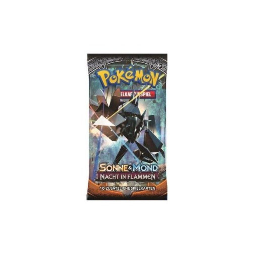 POKÉMON Sammelkarte Pokémon Sonne & Mond Nacht in Flammen Packung (deutsch)