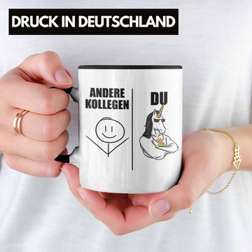 Trendation Tasse Trendation - Bester Kollege Tasse Geschenk Lieblingskollege mit Spruch Danke Lustig