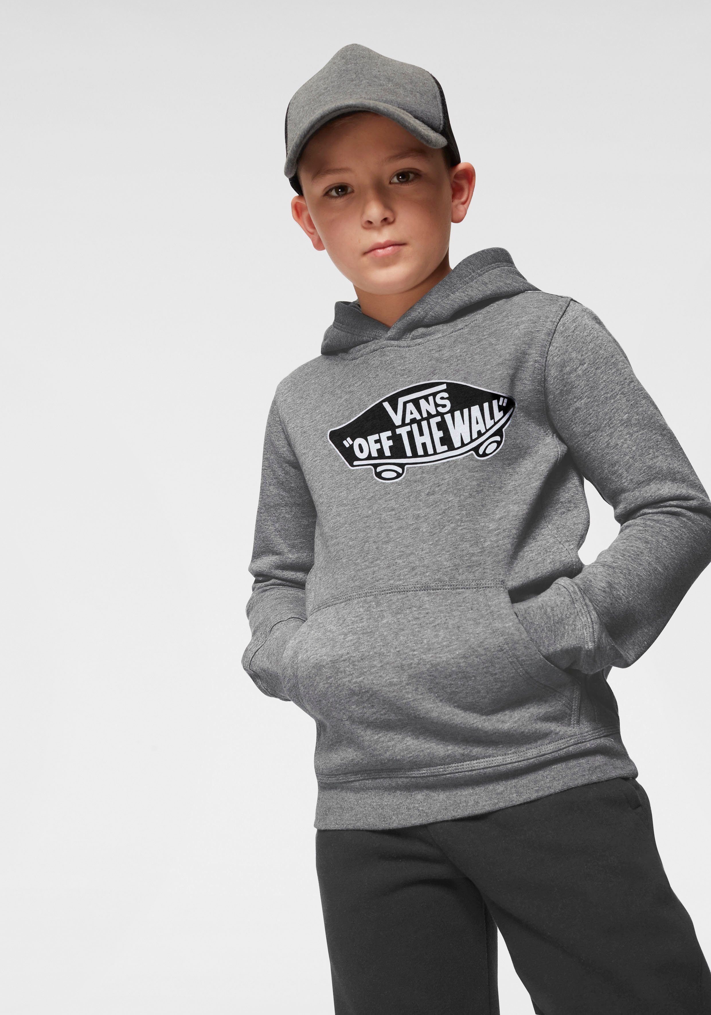 cement mit Logodruck PO Kapuzensweatshirt Vans OTW heath