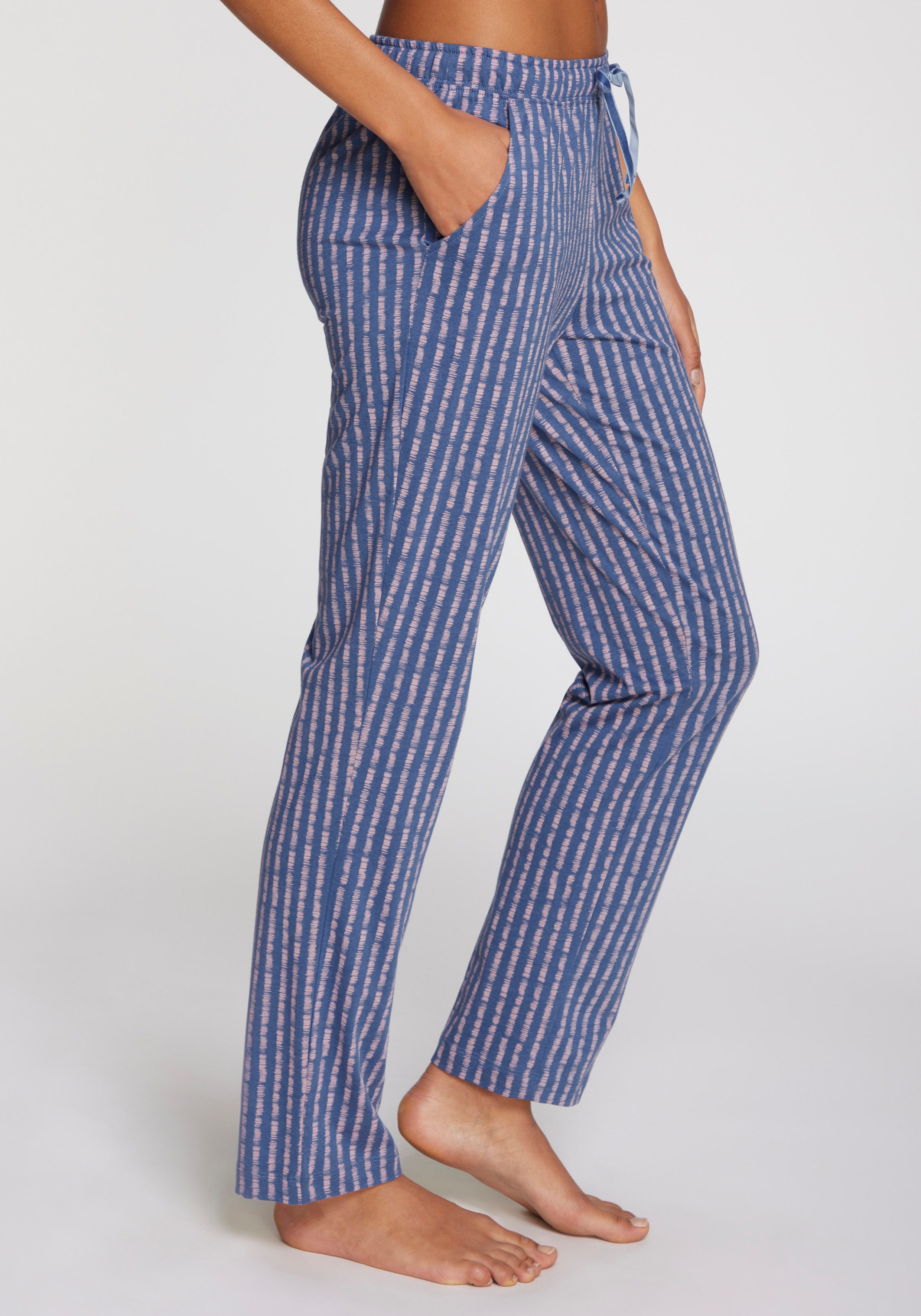 Vivance Dreams Pyjamahose mit Schönem Allover-Muster