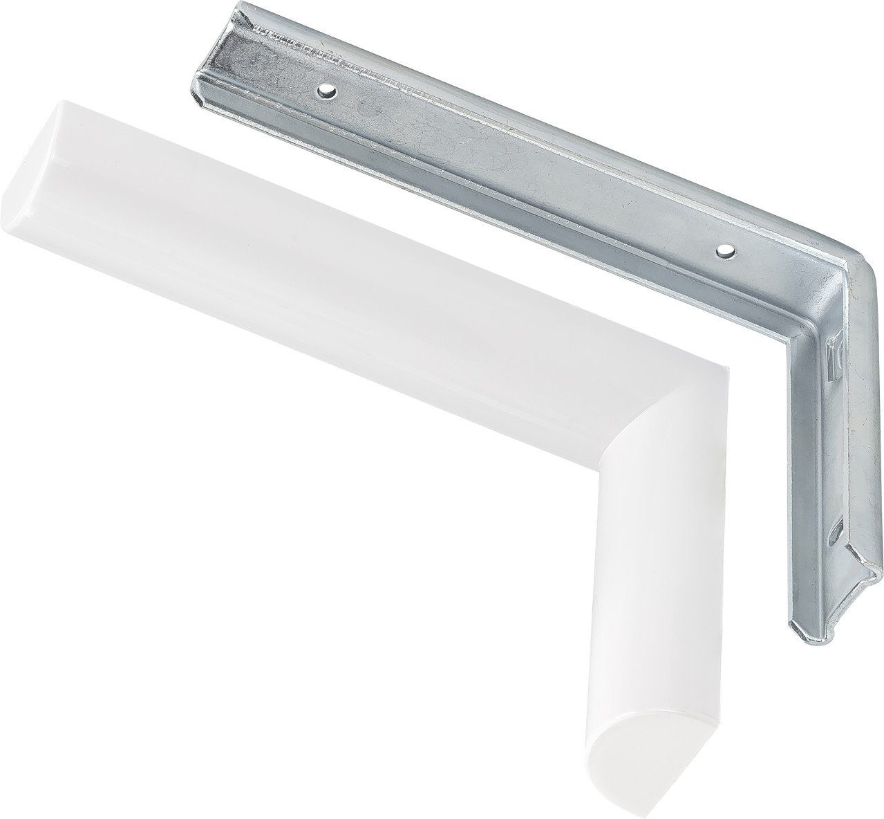 Vormann Wandregalhalter Vormann Design-Konsolen weiß 135 x 90 x 28 mm günstig online kaufen