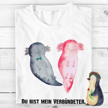Mr. & Mrs. Panda T-Shirt Axolotl Freundin, Herrn, Geburstag, Männer, Damen, Party, Sprüche, (1-tlg)