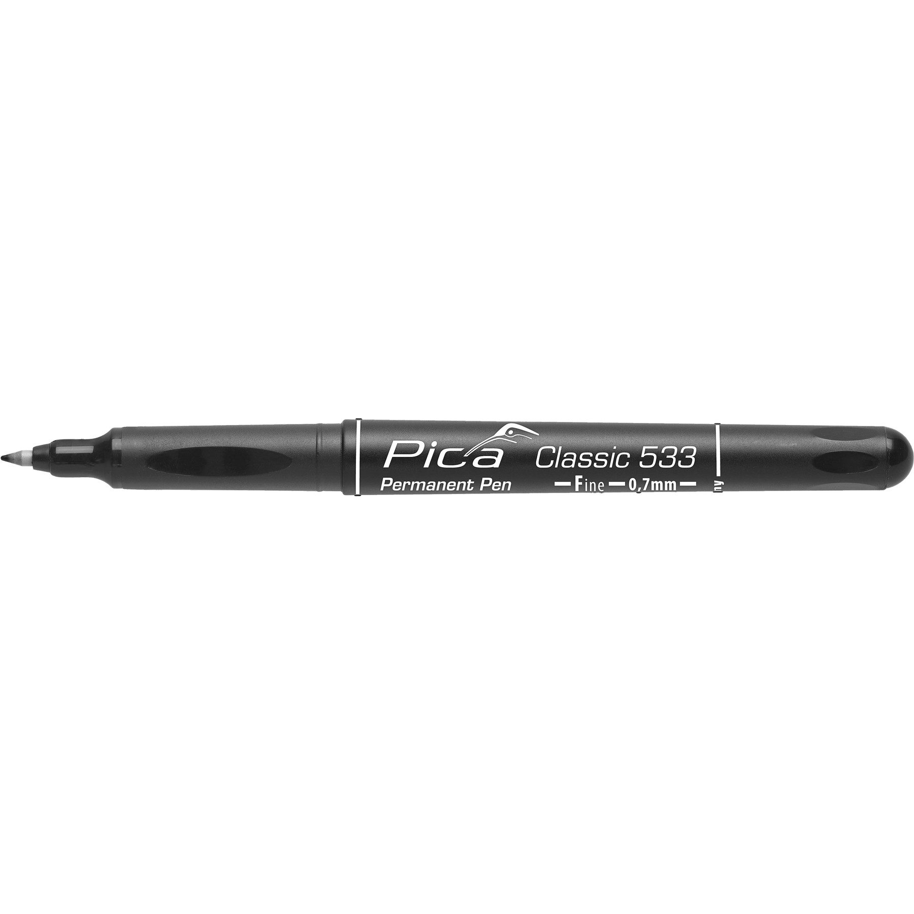 Pica Permanentmarker PICA Classic Permanent Pen, 533/46/SB, Fine, schwarz