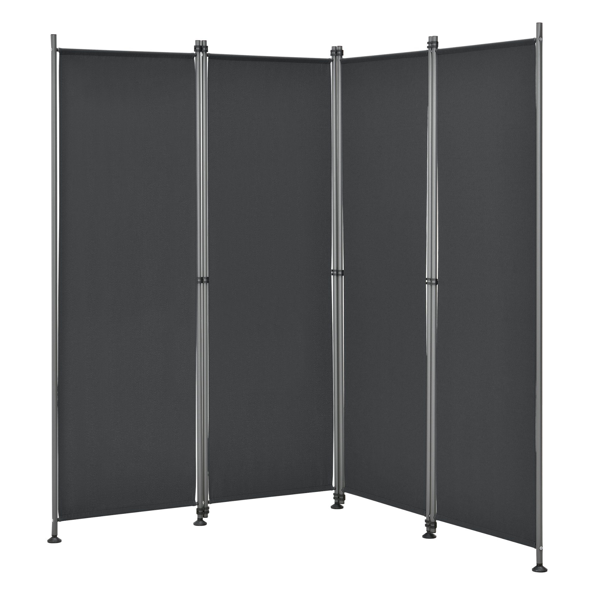 pro.tec Paravent, »Modica« Trennwand Outdoor Sichtschutz 170x215cm Schwarz