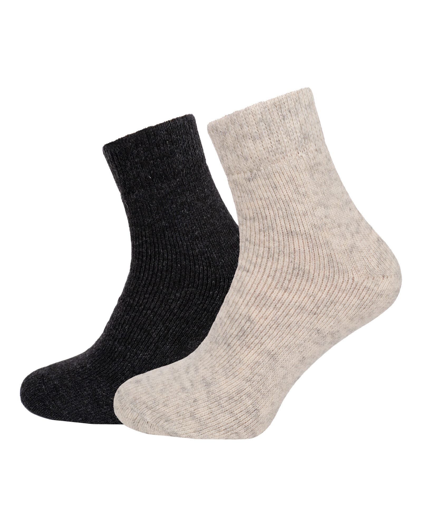 Kurzsocken Wollsocken Kurz, 80% Wolle, Komfortbund