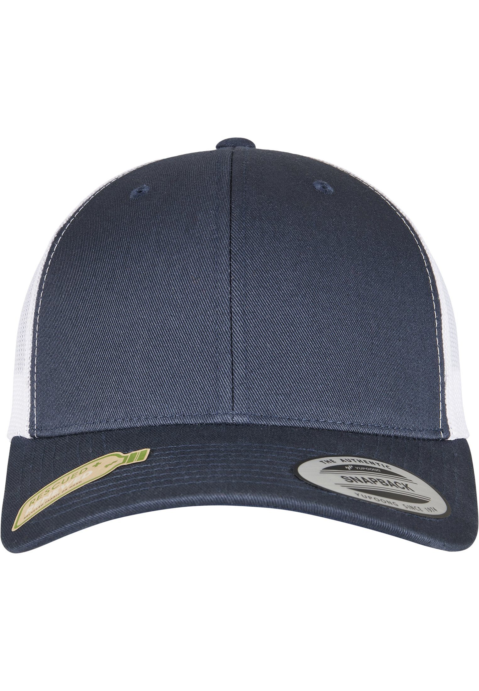 RECYCLED YP Cap TRUCKER CAP Flex RETRO CLASSICS navy/white Caps Flexfit 2-TONE