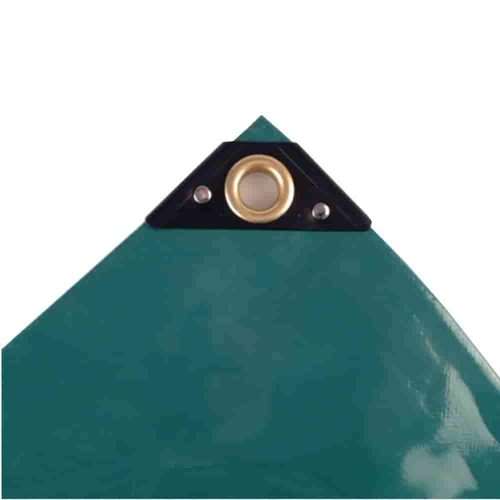 Boni-Shop Schutzplane PVC Plane grün 5x7m (35m), Abdeckplane 650 g/m², LKW Plane, wasserdicht