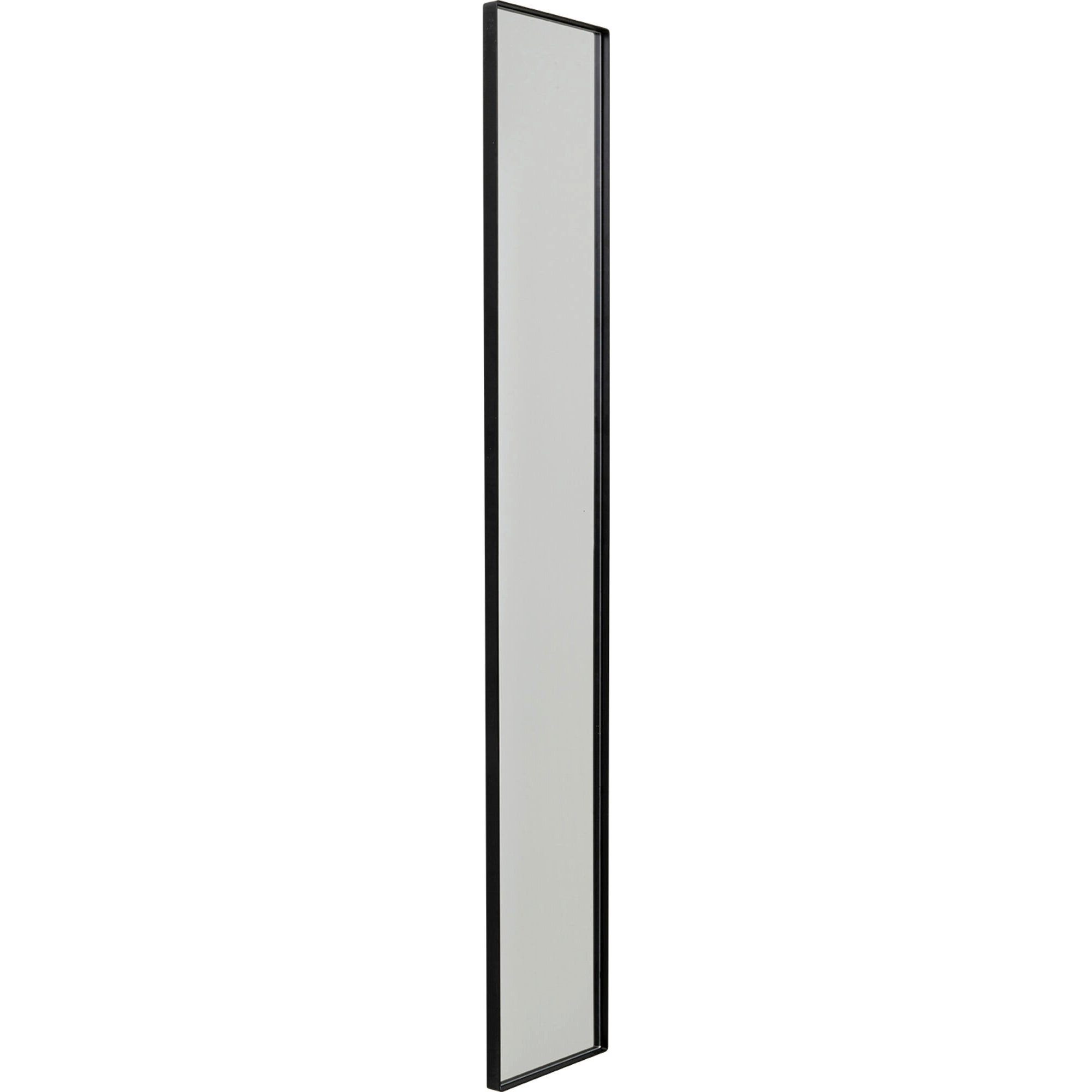 Kare Design Wandspiegel Starlet, mit Metallrahmen, Schwarz 30x180cm