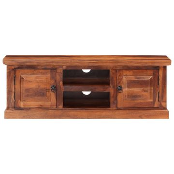 furnicato TV-Schrank mit Türen 112x30x40 cm Massivholz Akazie