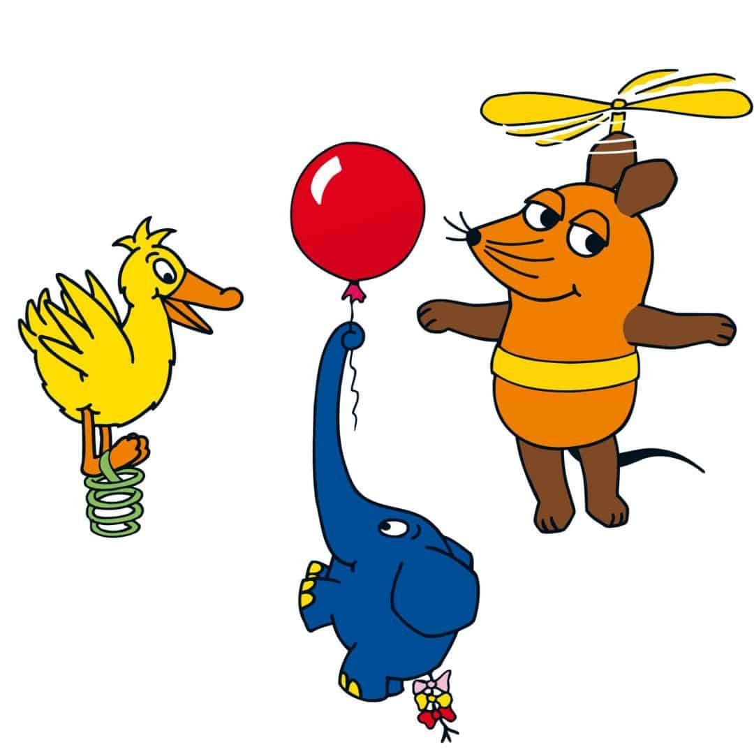 Die Maus Wandtattoo Kinderzimmer Wandsticker nur günstig online kaufen