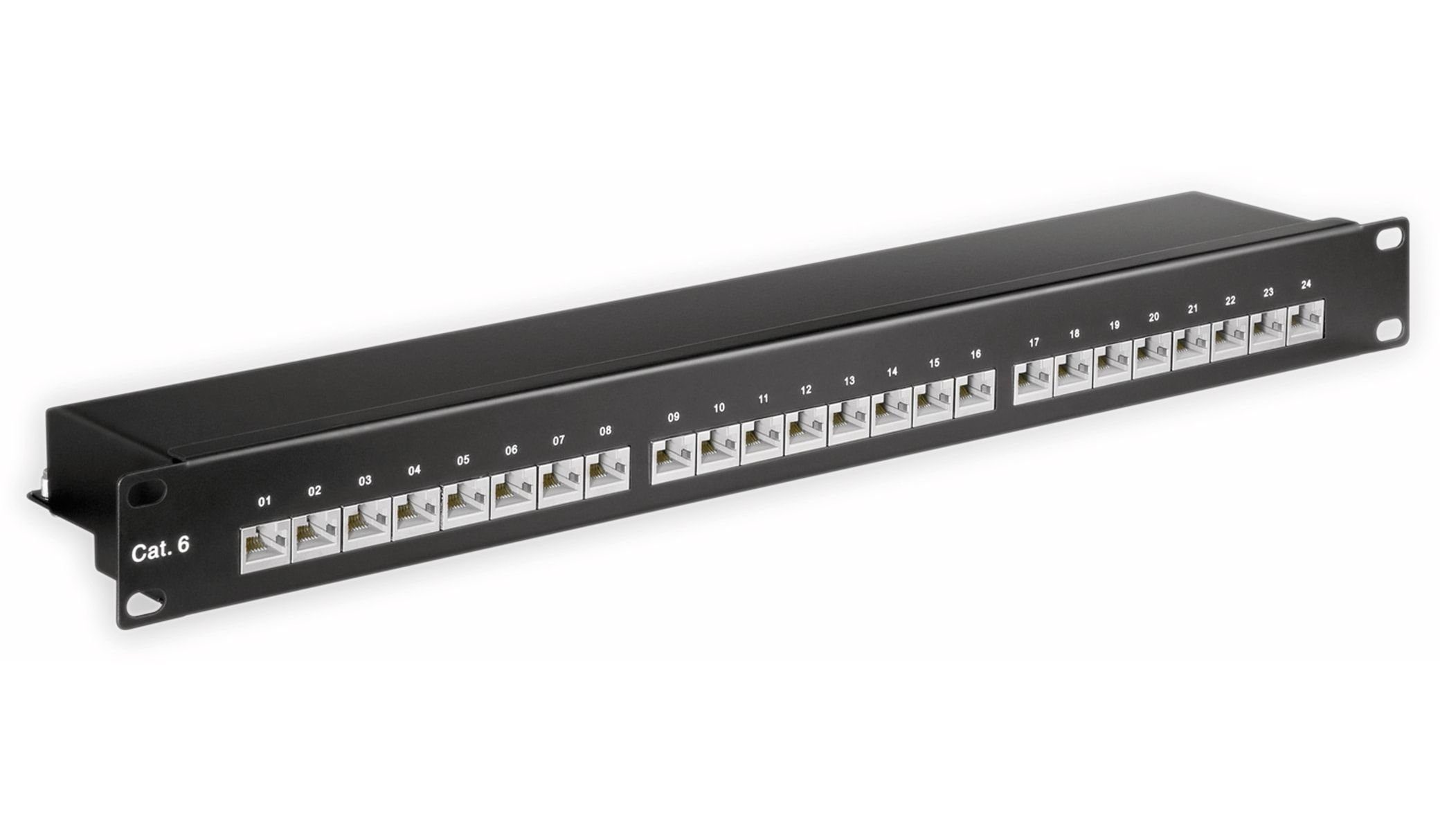 GOOBAY CAT.6 Patchpanel 93048, 48,3 cm (19) Netzwerk-Patch-Panel