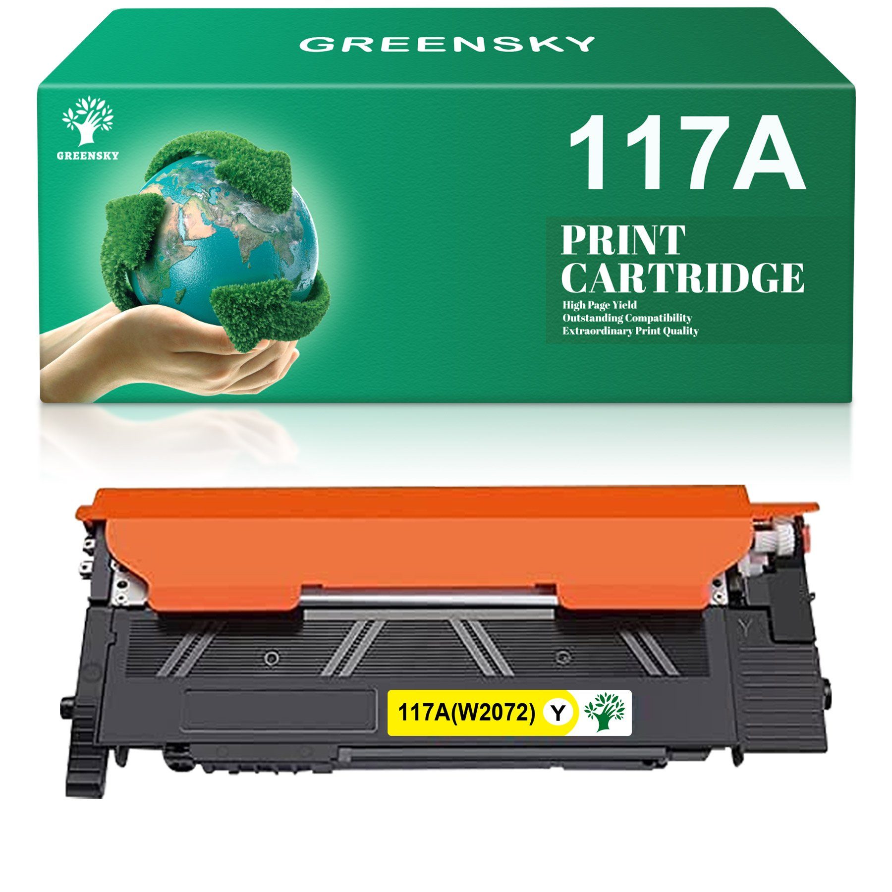 Greensky Tonerpatrone Kompatibel für HP 117A Color Laser MFP-178nw 179fnw 150a 50nw 150w