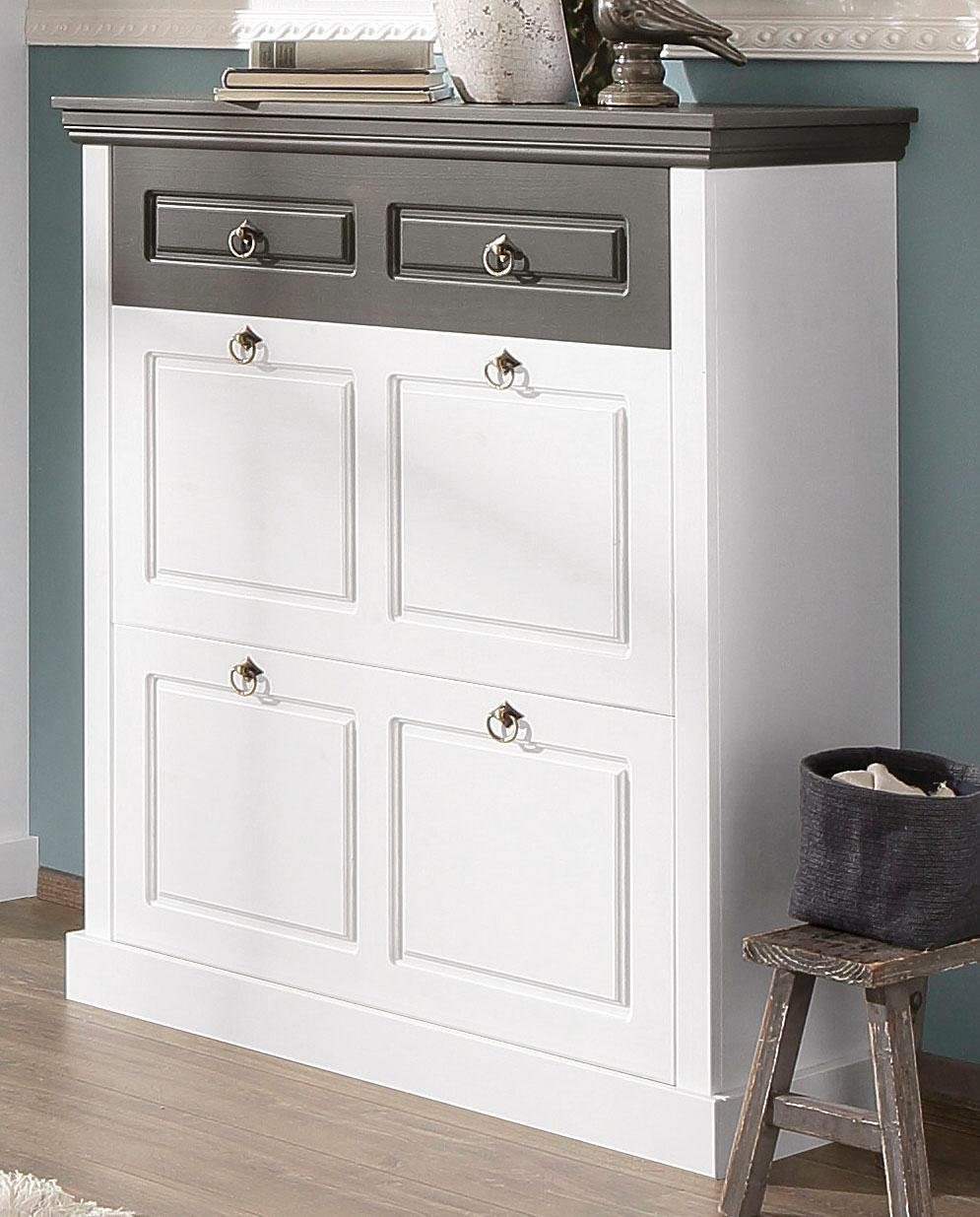 Home affaire Schuhschrank Basilico aus massiver günstig online kaufen