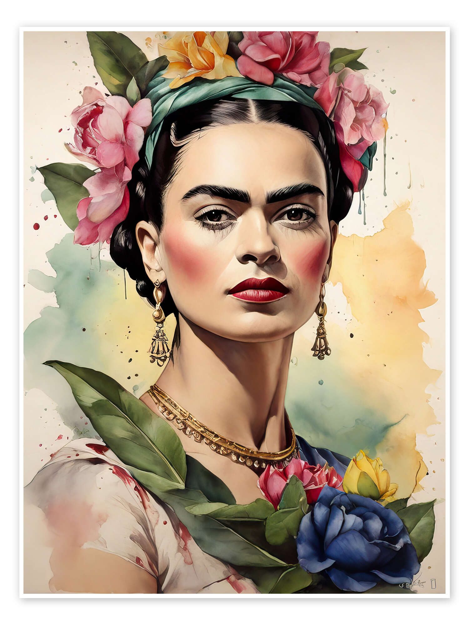 Posterlounge Poster nobelart, Frida Kahlo im günstig online kaufen