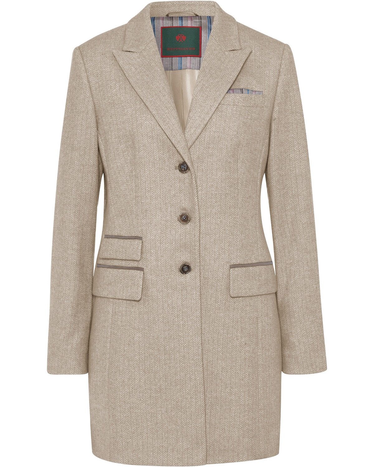 Longblazer Gehrock Fischgrat