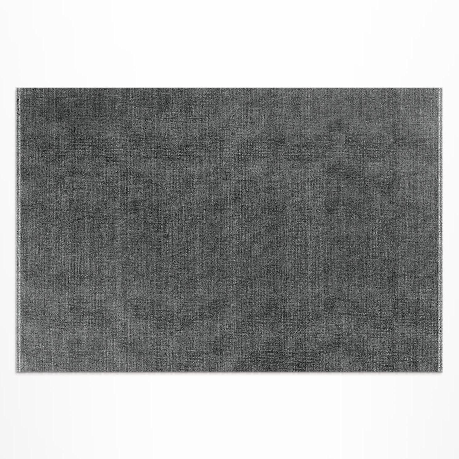 Tulup Vinylteppich für Garten, Grau Dunkler Eleganter Stein Dekorative Teppich PVC, Höhe: 90 mm