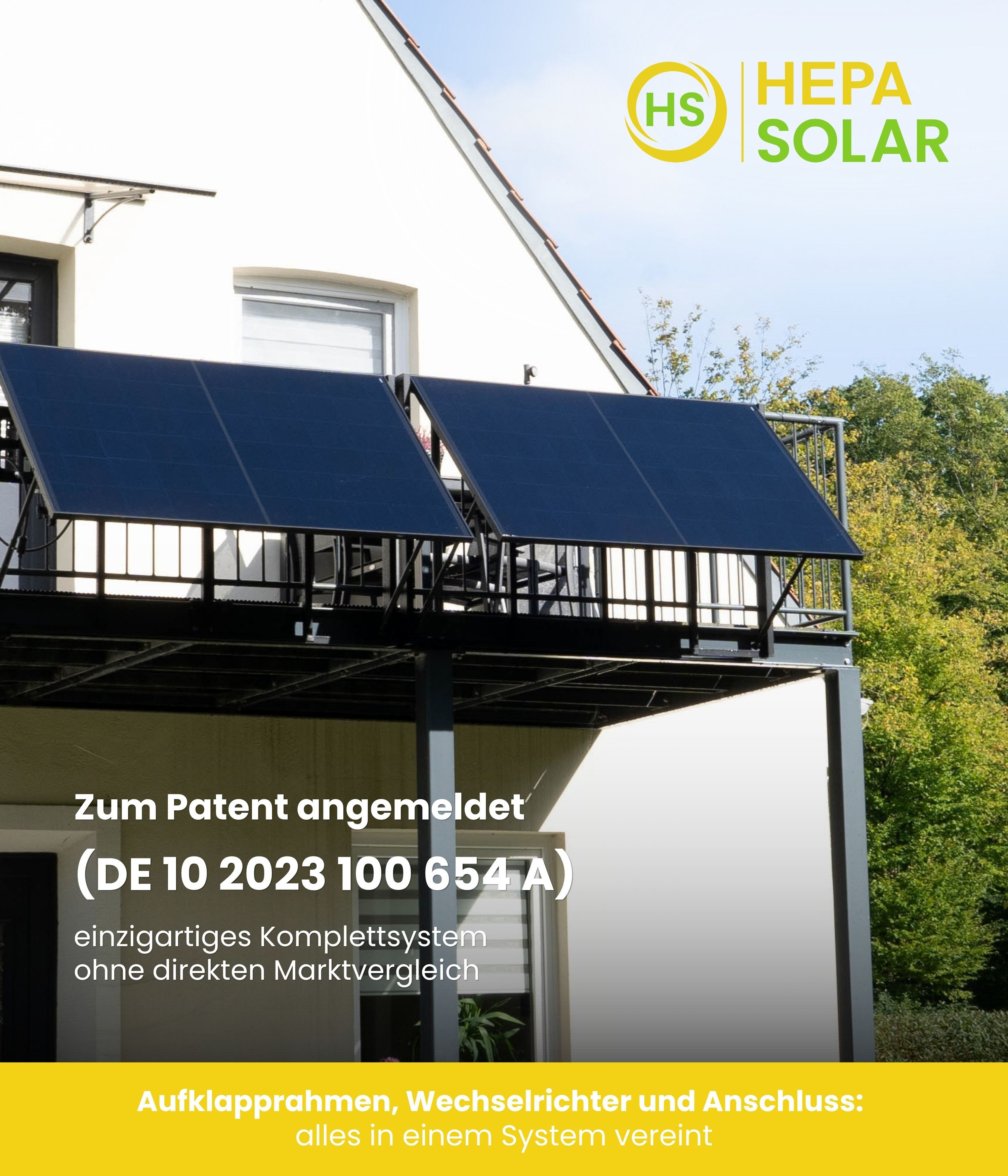 HEPA Solar Balkonkraftwerk HEPA PREMIUM 880, Heterojunction (HJT), IP68, hohe Effizienz, Plug & Play – Bild 5 von 5