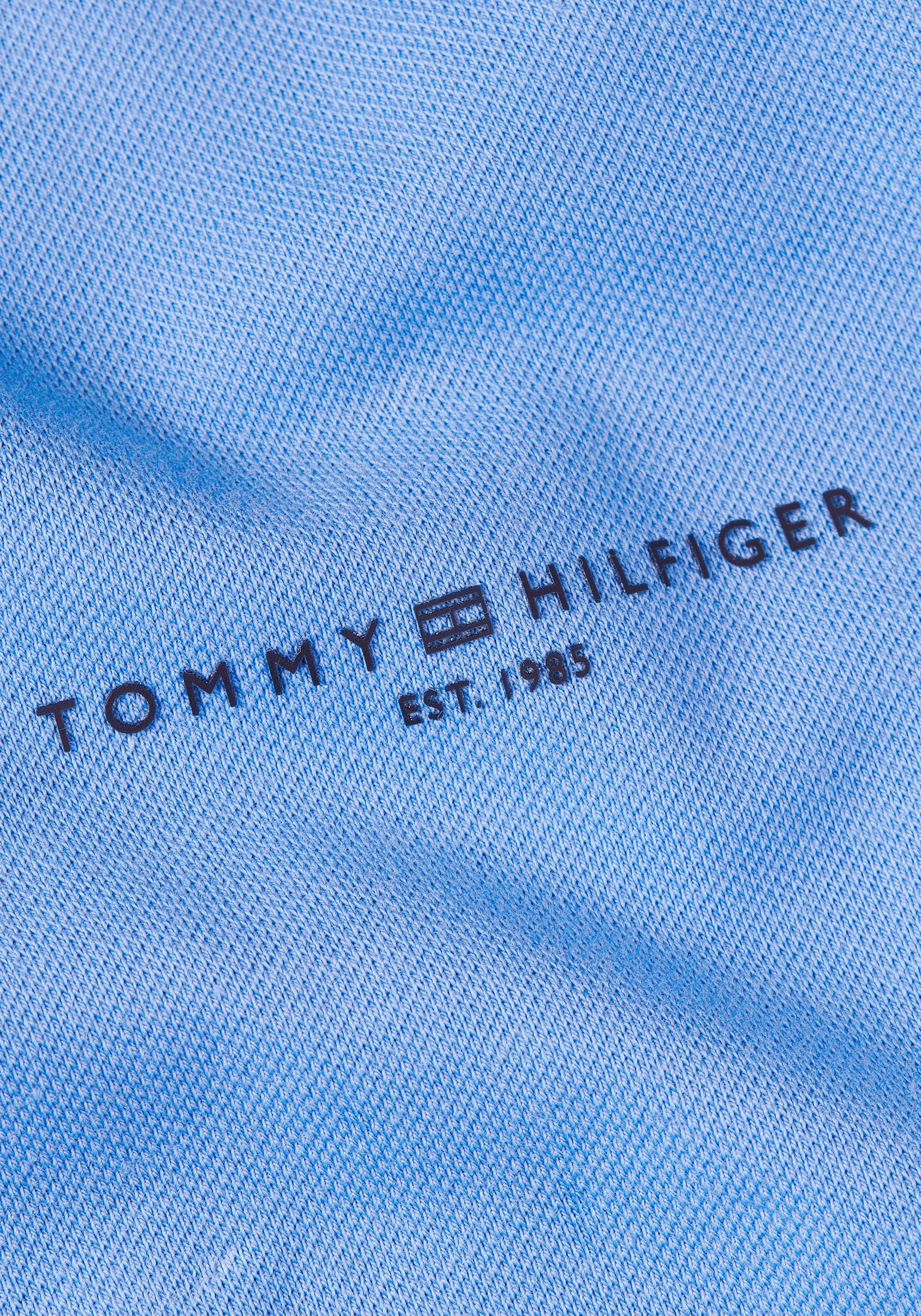 Tommy Hilfiger Poloshirt SLIM Logostickerei CORP Blue_Spell POLO MINI SS mit LOGO