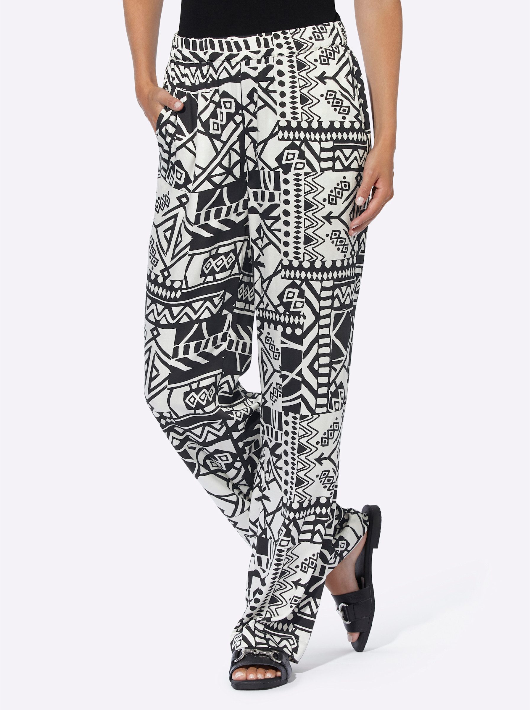 heine Jerseyhose Druckhose .