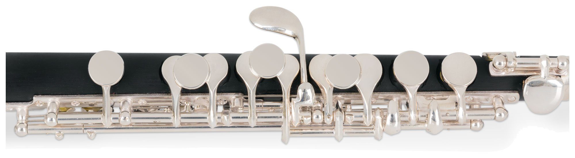 Classic Cantabile Piccoloflöte PF-300 - aus Bakelit C, Versilberte Neusilber-Mechaniken