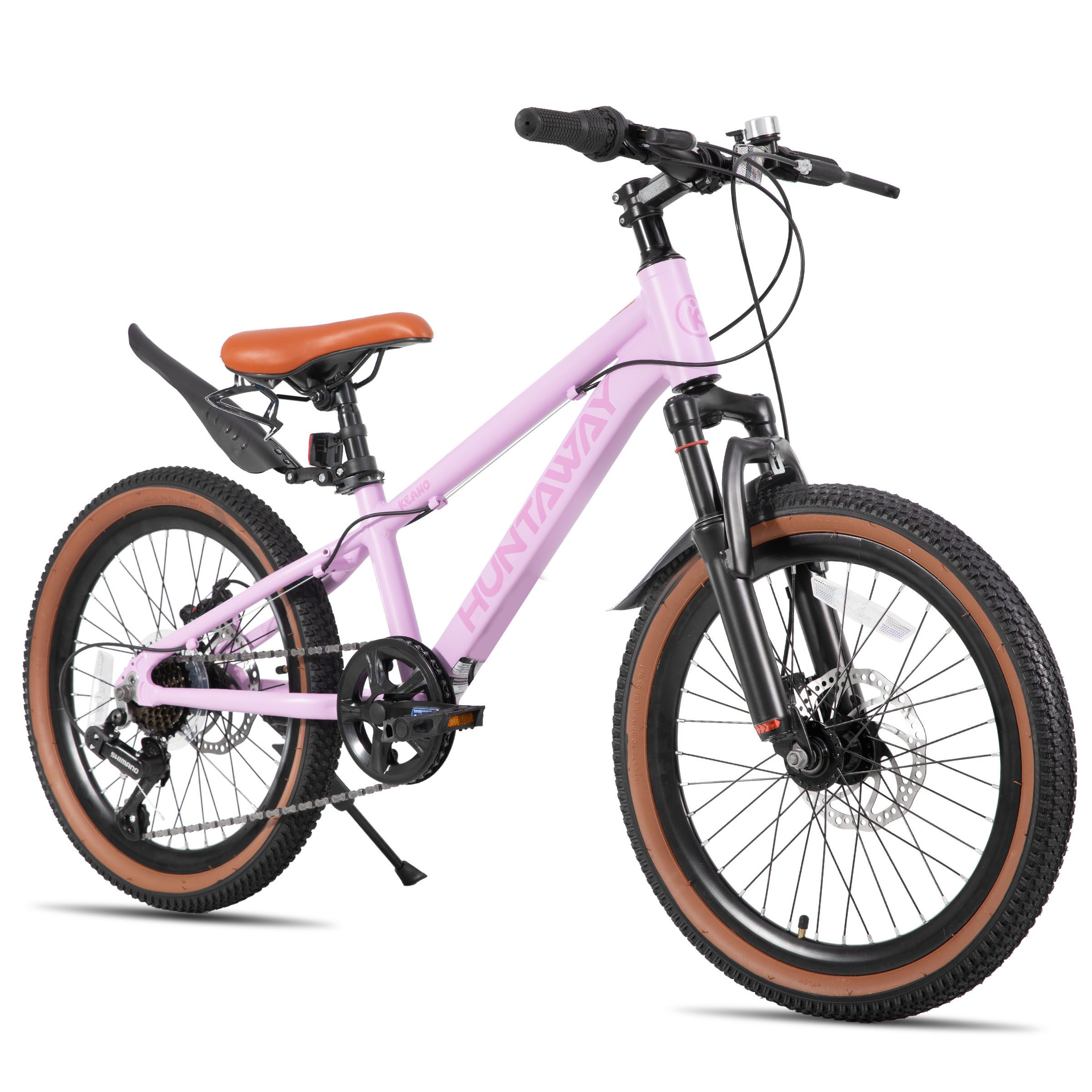 HILAND Kinderfahrrad 20"/24" Alu-Mountainbike Shimano 7-Gang, Federgabel & Scheibenbremsen