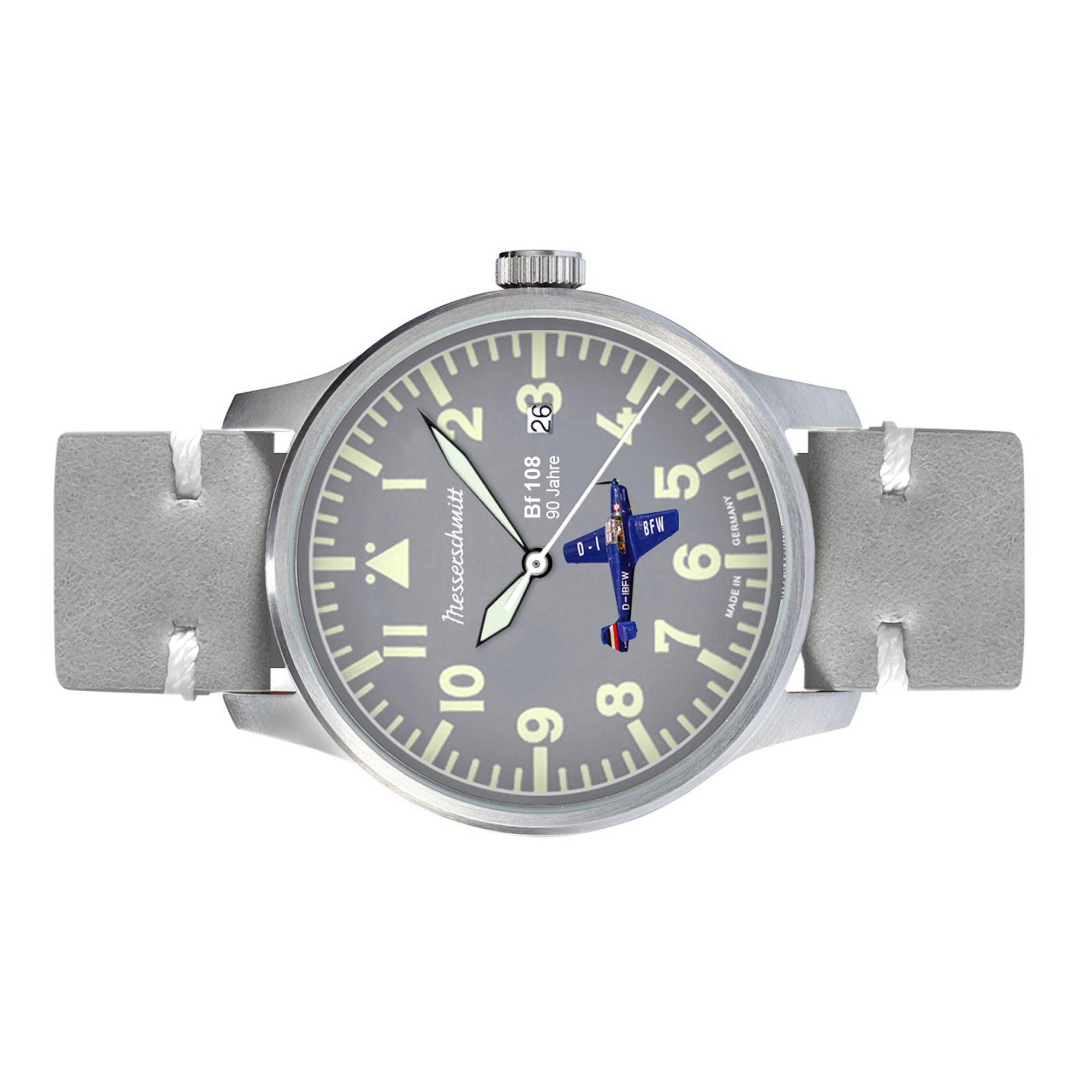 Messerschmitt Quarzuhr ME-42BF108-L