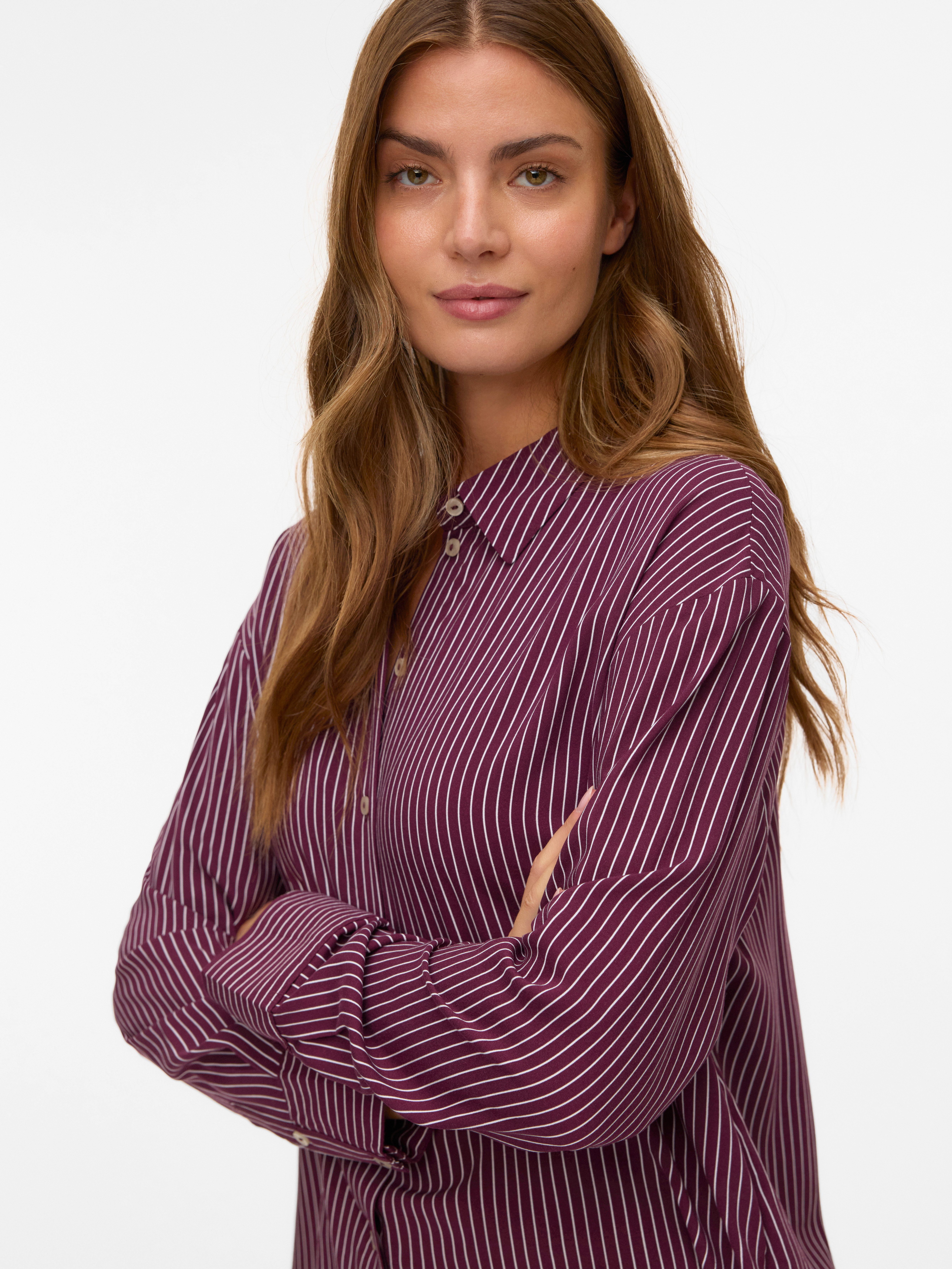 Vero Moda Langarmbluse VMALICE LS SHIRT WVN GA NOOS