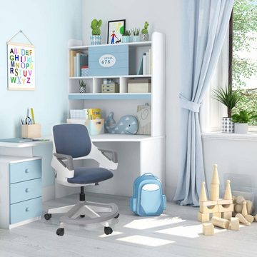 hjh OFFICE Drehstuhl Kinderdrehstuhl KID FLEX Stoff mit Armlehnen (1 St), mitwachsend, ergonomisch