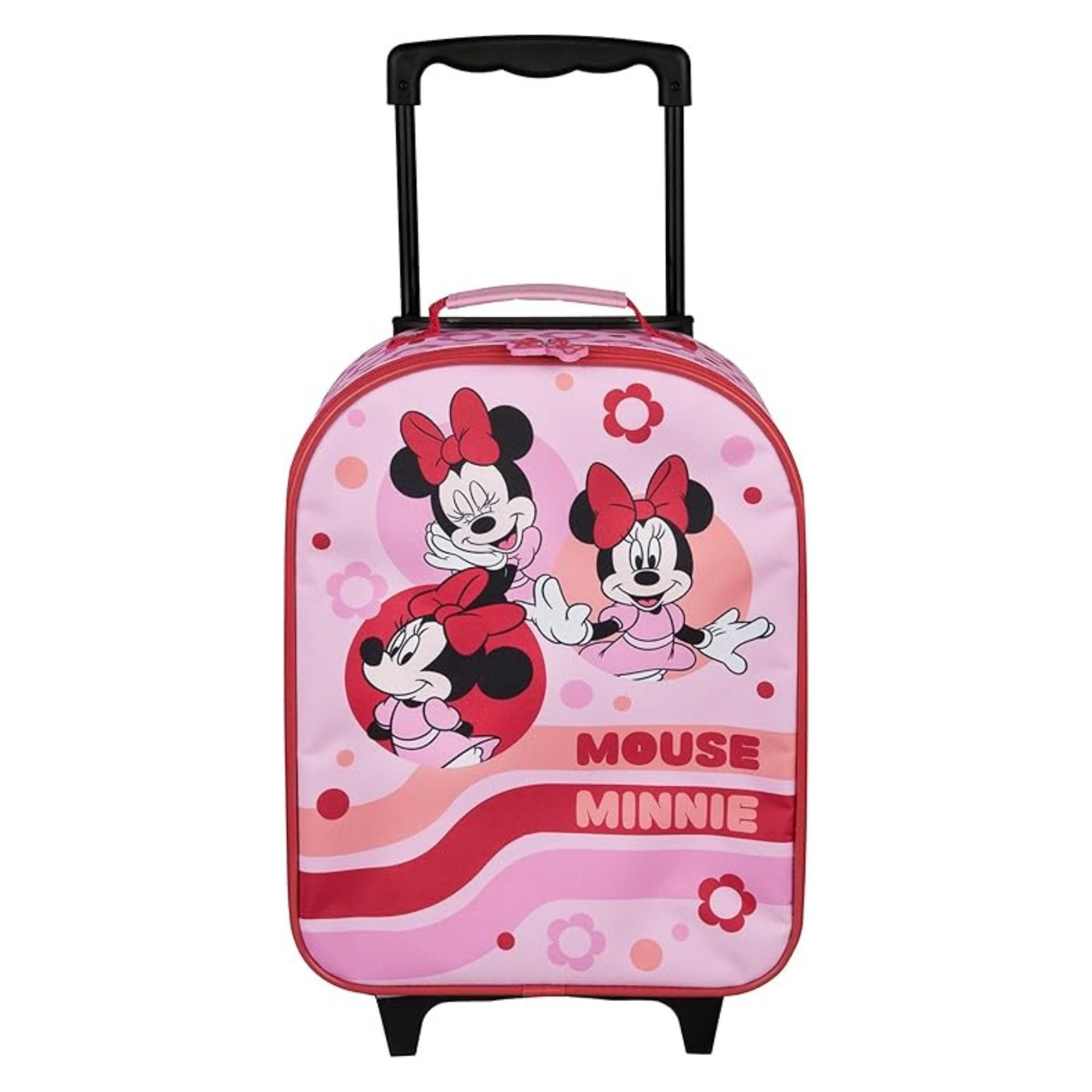 Disney Minnie Mouse Kinderkoffer Trolley Kinderkoffer Rosa Handgepäck Reisekoffer Reise Urlaub