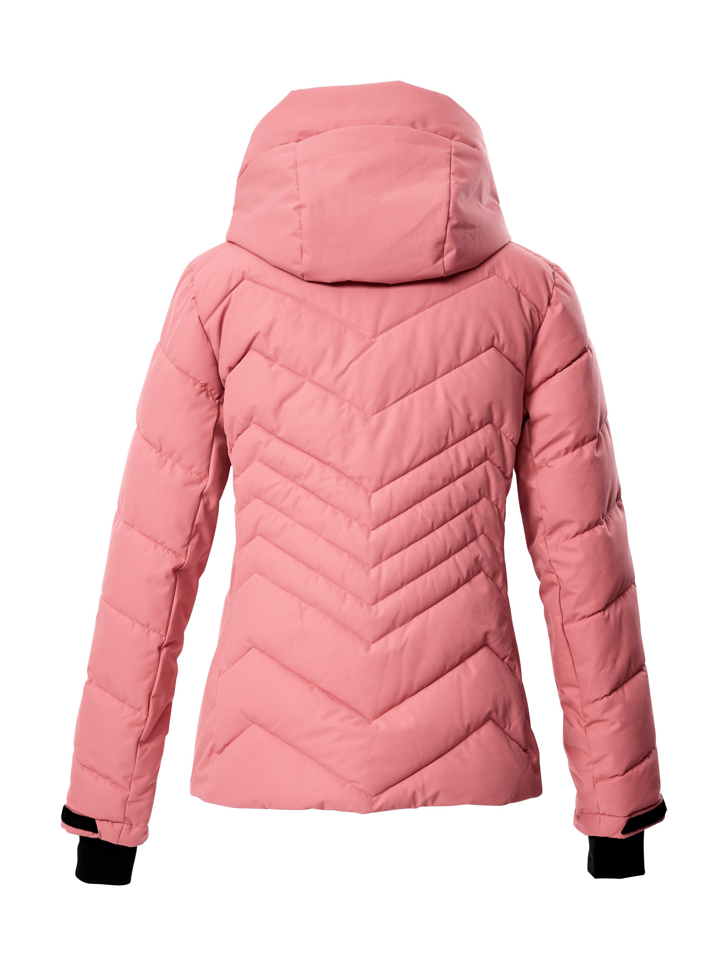 Killtec Skijacke KSW 31 WMN SKI QLTD JCKT Winddichte, wasserabweisende Skijacke mit Daunenoptik und Schneefang