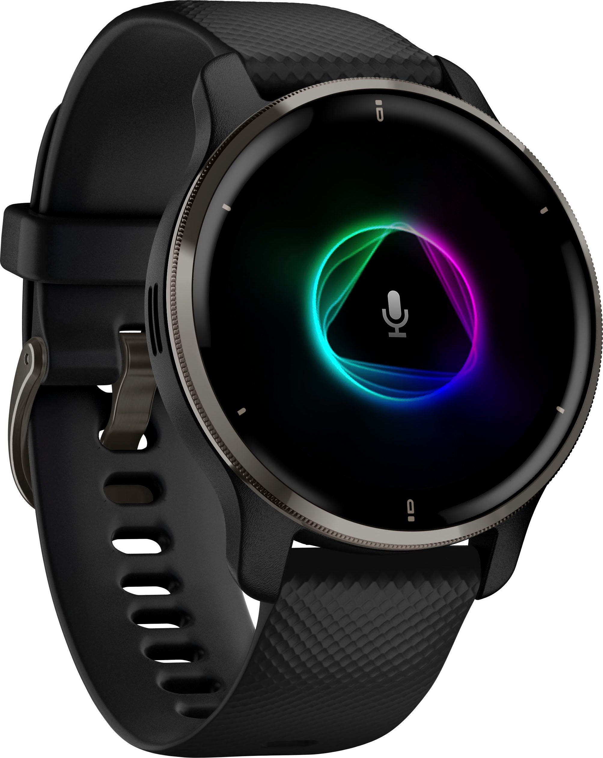 | Smartwatch (3,3 VENU® schwarz schwarz 1-tlg. 2 cm/1,3 Zoll), PLUS Garmin