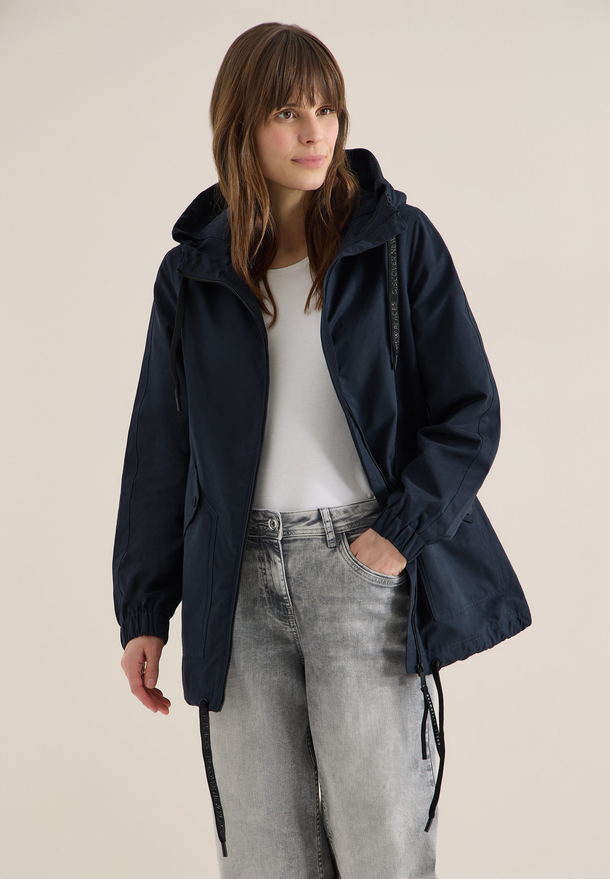 CECIL Windbreaker im soften Baumwoll-Mix