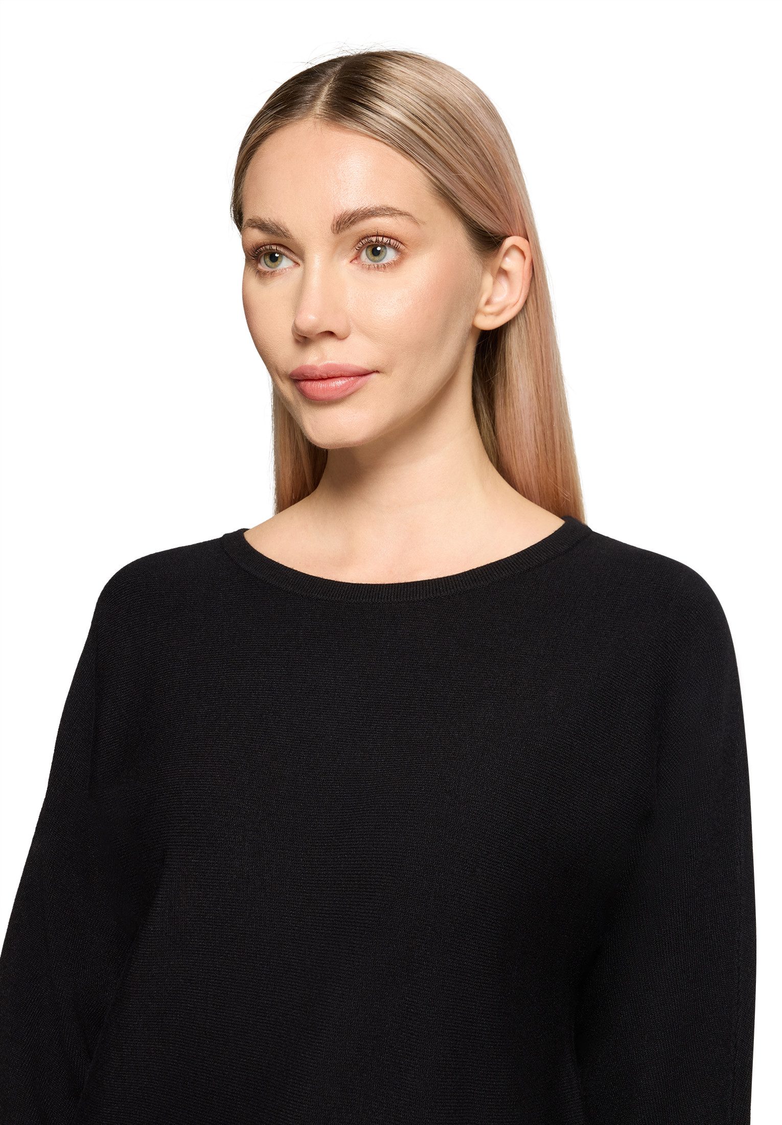 Betty Barclay Strickpullover Damen mit Fledermausärmeln (1-tlg)