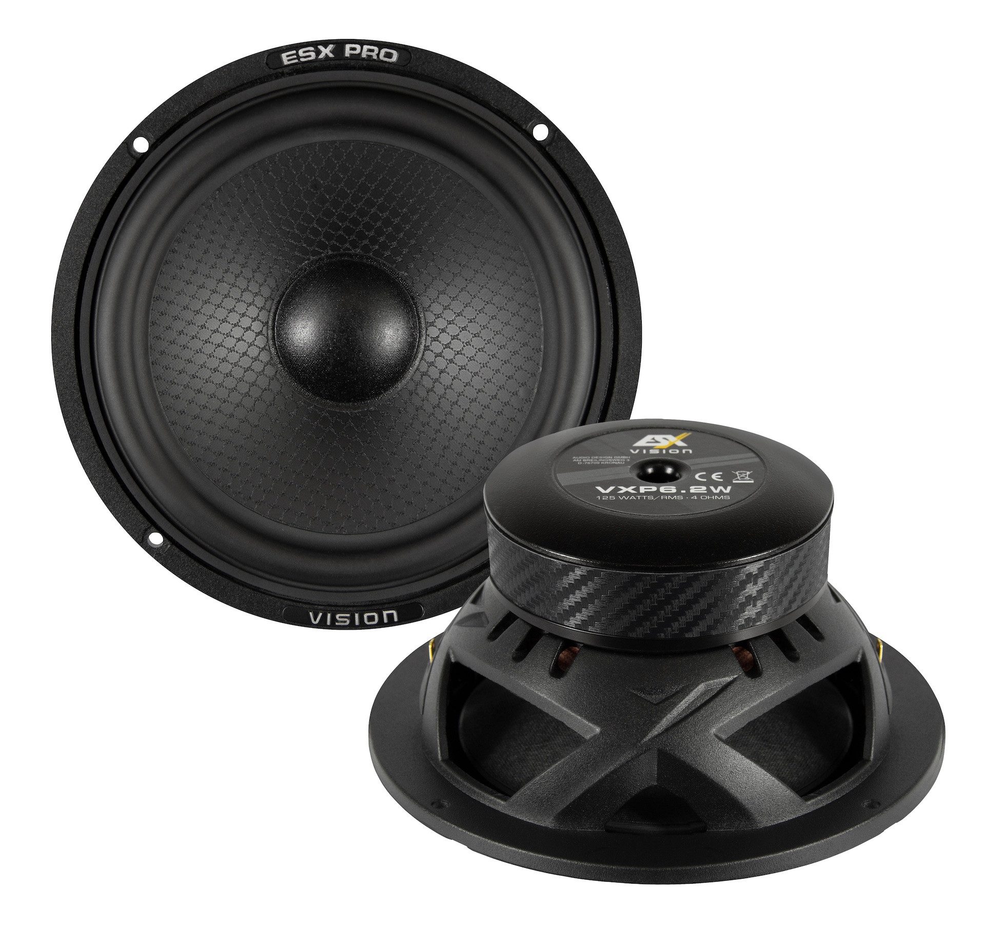 ESX ESX VISION Woofer 16,5 cm VXP-6.2W Auto-Lautsprecher (125 W)