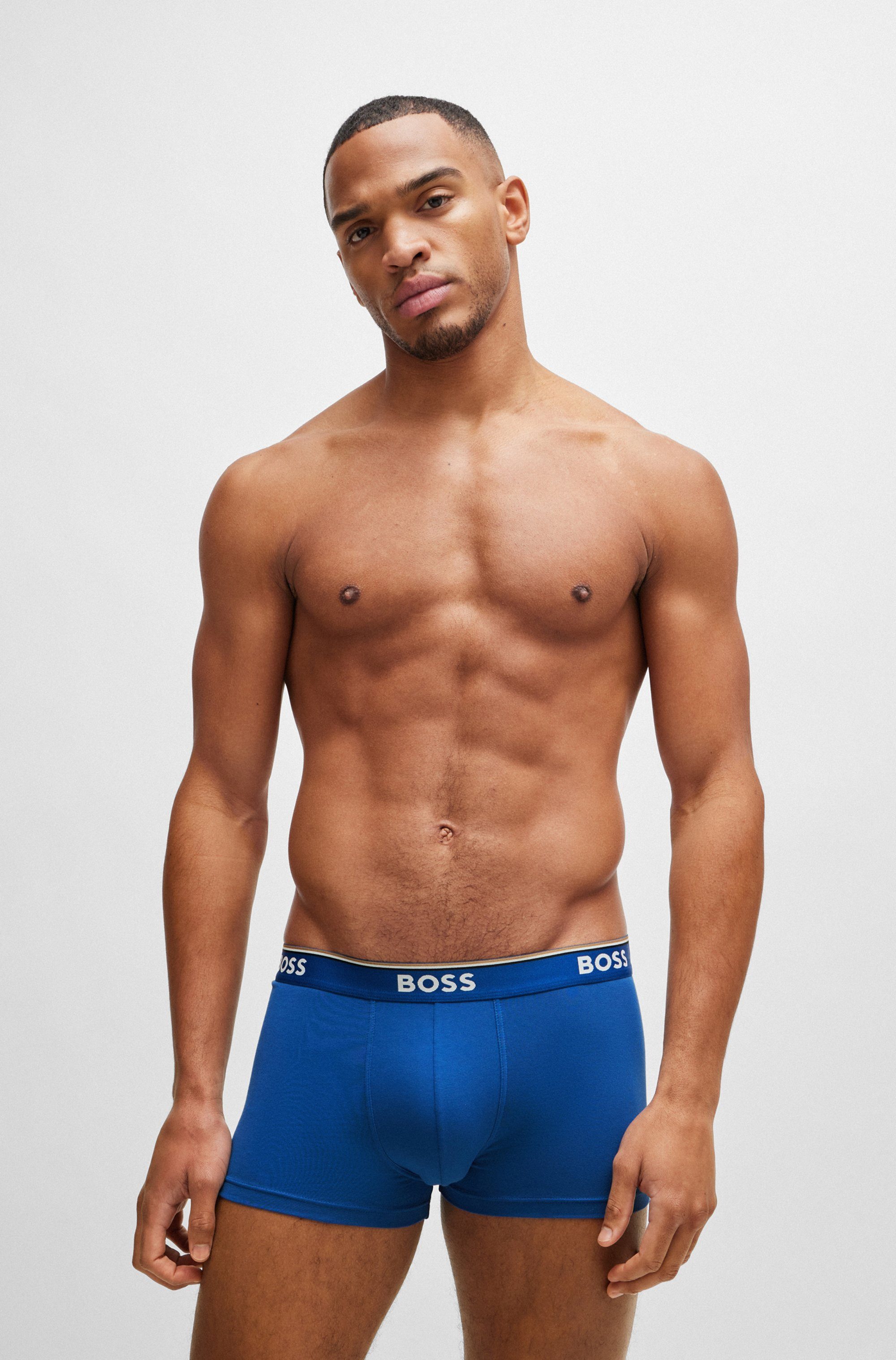 BOSS Trunk TRUNK 3 PACK (3-St) BOSS Schriftzug auf dem Bund