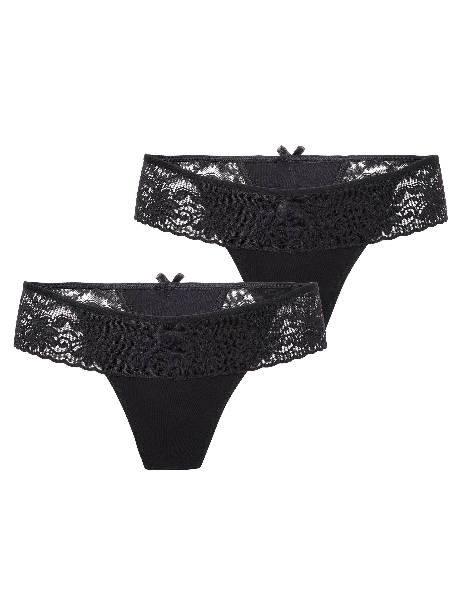 Stringtanga Damen String MSGAB161-2P